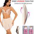 thumbnail image 3 of BIMEI 2PS Thigh Pdadded Women Shapewear Butt Lifter Body Shaper Panties Hip Padded Enhancer Booty Lifter Tummy Control Panty,Beige,4XL, 3 of 10