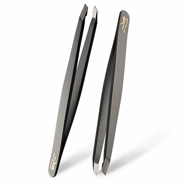 Premium Stainless Steel Tweezers Set, with Perfect Grip! Ideal for