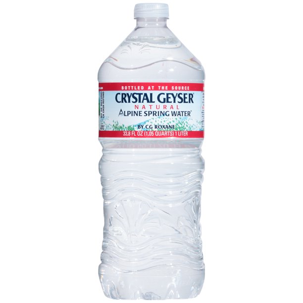 Crystal Geyser Alpine Spring Water, 33.8 Fl Oz, 15 Ct