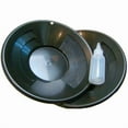 thumbnail image 2 of Lot of 2-10" Black Gold Pans w/Bottle Snuffer-Panning Kit-Mining Backpack, 2 of 2