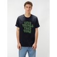 thumbnail image 1 of Men's Casual "Good Things Take Time" Print Crew Neck Short Sleeves T-shirts for Summer, 1 of 6