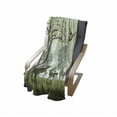 thumbnail image 3 of Antlers Soft Flannel Fleece Throw Blanket, Deer and Wildlife in Park World Natural Heritage Forest Areas Reindeer Nature Scene, Cozy Plush for Indoor and Outdoor Use, 70" x 90", Green, by Ambesonne, 3 of 5