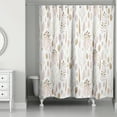 thumbnail image 2 of Creative Products Watercolor Leaves 2 71x74 Shower Curtain, 2 of 2