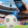 thumbnail image 3 of Portable Bluetooth speaker, 2026 soccer ball shaped speaker, supports Bluetooth 5.3, LED lights, XIP6 waterproof, TWS pairing, suitable for outdoor, home, travel, and gift giving scenarios., 3 of 6