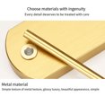 thumbnail image 3 of stanreset Display Rack Necklace Holder Fine Workmanship Compact Size Exquisite Smooth Surface Pendant Stand Attractive Jewelry Supplies Gold, 3 of 6