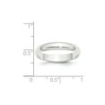 thumbnail image 2 of Platinum 4mm Half-Round Wedding Band - Size 8.5, 2 of 2