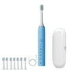 thumbnail image 3 of Cepillo de dientes eléctrico con 8 cabezales de repuesto | 5 modos de limpieza | USB recargable | Batería mejorada de larga duración | Cerdas suaves | Estuche de viaje incluido | Cuidado bucal para, 3 of 9
