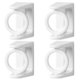 thumbnail image 1 of 4 soportes giratorios para barra de cortina, ganchos telescópicos y soportes adhesivos., 1 of 8