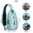 thumbnail image 5 of Crossbody Sling Backpack for Women Men Small Boat Anchor Winch Rode Marine Whale Pattern Shoulder Sling Crossbody Casual Chest Bag for Travel Sports Running Hiking, 5 of 5