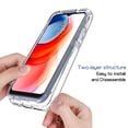 thumbnail image 4 of For Motorola Moto G Play Phone Case (2021), Mantto Full body Clear Cover PC + TPU Shockproof Anti-Scratch Gradient Bumper Rugged Two-layer Protection Cover for Motorola Moto G Play 2021 - Clear, 4 of 8
