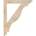 thumbnail image 3 of Ekena Millwork 3 1/2"W x 32"D x 40"H Funston Slat Smooth Bracket, Douglas Fir, 3 of 4