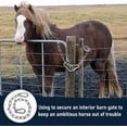 thumbnail image 6 of QZS Durable Fence Chain,20x0.12In Stainless Steel Gate Link Lock for Gate,Pack of 2 Carabiner Hooks Locking Pulling Towing for Pet Dog, 6 of 6