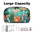 thumbnail image 3 of Christmas USB Organizer Oxford Cloth Waterproof Charger Phone Case Hard Drive Bags USB Case Bag 5.9x9.44x3.14 in Digital Product Storage Organizer, 3 of 6