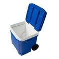 thumbnail image 2 of IGLOO Profile II 60 QT Roller Cooler, Majestic Blue, 2 of 3