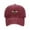 Burgundy, variant on ZACPNCV Men Women Washed Distressed Twill Cotton Baseball Cap Vintage Adjustable Hat Sun Visor Hats Father's Day Gifts Yellow Free Size