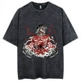 thumbnail image 3 of Men's Attack on Titan Oversized Short Sleeve Cotton T-Shirt Streetwear Summer, 3 of 10