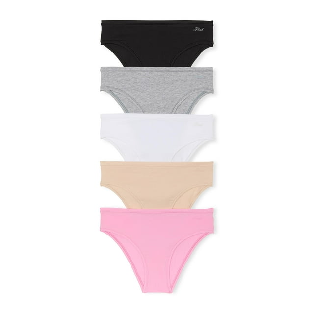 Pack de 5 braguitas Victoria's Secret de algodón rosa para mujer