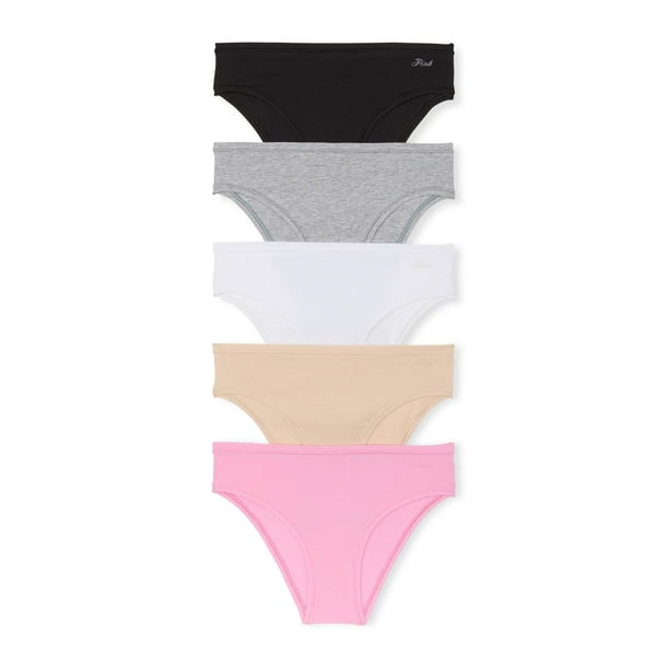 Pantis Cheeky de Algodón PINK de Victoria's Secret Paquete de 5 para Mujer