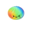 thumbnail image 2 of CxhicLuv Rainbow Bao Bun Figurine with Steamer, Fun Stress Relief Toy, Cute Squeeze Ball for Anxiety Relief, Soft and Portable Fidget Toy for Kids & Adults, Relaxation Toy for Home & Office, 2 of 6