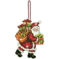 thumbnail image 2 of Susan Winget Santa W/Bag Ornament Counted Cross Stitch Kit-3.5"X4.75" 14 Count Plastic Canvas, 2 of 2
