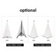 thumbnail image 3 of Stretchable DJ Speaker Cover, 360 Degree Rotating Tripod Stand Protective Cover for Stage, Concert, Wedding and Banquet (Tripod Not Included), 3 of 4