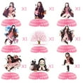 thumbnail image 7 of Demon Slayer Girl Nezuko Party Decor Supplies Honeycomb Centerpieces Table Toppers Cake Toppers Decorations for Birthday, 7 of 7