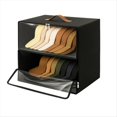 thumbnail image 1 of Organizador de Gorras de Béisbol con Apertura Frontal, Paquete de 2, Caja Rígida Apilable con Ventana Transparente., 1 of 5
