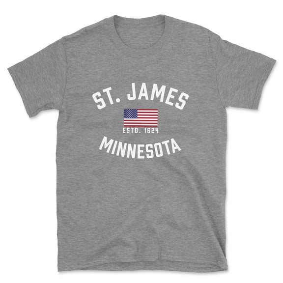 St. James Minnesota Patriot Men's Cotton T-Shirt