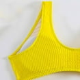 thumbnail image 5 of Bigersell Womens Tankinis Sets with Boy Shorts, Striped Print Two Piece Swimsuits, Soft Cut Padded Tankinis Bathing Suits Swimwear 2 Piece Bikini Sets Yellow XL, 5 of 9
