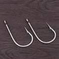 thumbnail image 2 of 2Pcs Stainless Steel Fishing Hooks for Shark Fish 8/0# 10/0# 12/0#, 2 of 8