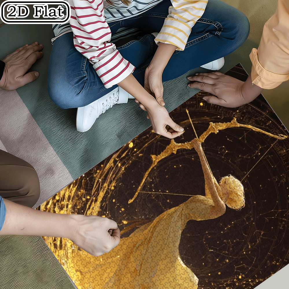 A Box of (1000pcs) Adult Puzzles, Character Landscape Theme, High Difficulty, Suitable for Adults, Family Entertainment, Home Decoration.29.4*19.6 in