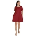thumbnail image 4 of Inkmeso Robe Balançoire avec Poches Robe-chemise en Coton d'Été pour Femmes, 4 of 7