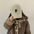 thumbnail image 3 of MEZZALL Girls Sun Visor Sunscreen Fashion Baby Baseball Cap Children Cap Spring Fall Boys Cap Versatile Toddler Dailywear, Beige, A, 3 of 8