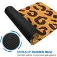 thumbnail image 6 of Long Mouse Pads for Desk,Yellow and Black Of Leopard Print Desk Mats on Top Of Desks, Desk Mouse Pad Extra Large with 3mm Non-Slip Base and Stitched Edge for Gaming,Office,Work,Home 31.5"x11.8", 6 of 6