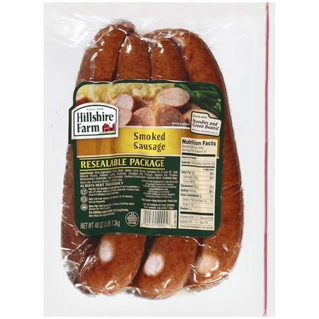 Hillshire Farm Smoked Sausage, 48 Oz.