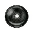 thumbnail image 4 of Eden Bath EB-GS71 5.625 in. Rings Glass Vessel Sink, Silver & Black, 4 of 8