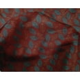 thumbnail image 4 of oneOone Silk Tabby Fabric Leaves Block Printed Craft Fabric BTY 42 Inch Wide, 4 of 4