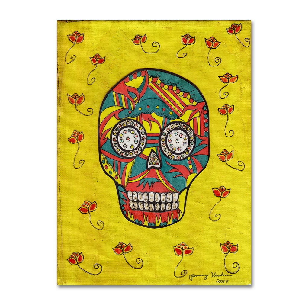 Trademark Fine Art 'Skull' Canvas Art by Tammy Kushnir