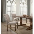 thumbnail image 5 of Transitional Dining Chair Set of 4 with Nailhead Accent, Fabric Upholstered Side Chair for Home Kitchen Dining Room, 5 of 7