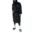 thumbnail image 2 of Unisex ISlide Black Seattle Kraken Phantom Hooded Bathrobe, 2 of 3