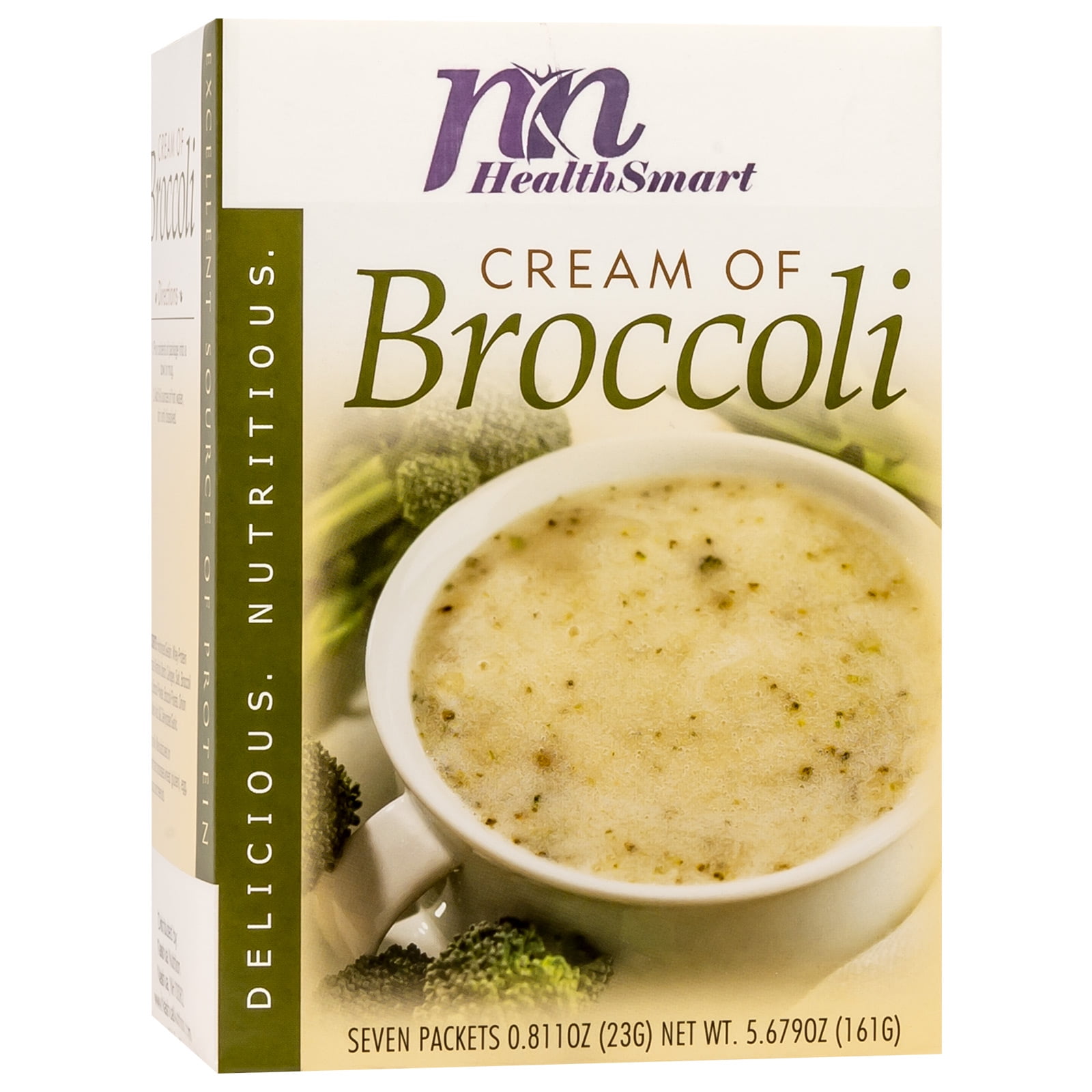HealthSmart High Protein Diet Soup Cream of Broccoli 15g Protein Low Calorie Low Carb