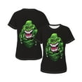thumbnail image 6 of Slimer Ghostbusters Women's T Shirts Round Neck Short-Sleeve Soft T-Shirt Summer Casual Tee Tops 3D Printing Tee Shirt, 6 of 6