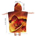 thumbnail image 2 of Ninjago Hooded Towel for Kids - Toddler Bath Towel Kids Beach Towel with Hood, Girls Boys Pool Swim Cover-up Quick Dry, Microfiber Soft Poncho Towel, 2 of 8