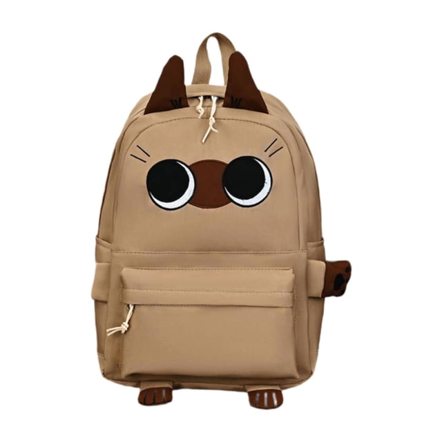 Mochila escolar ligera y bonita para viajes, ideal para cumpleaños y senderismo. Caqui