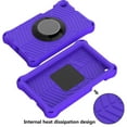 thumbnail image 5 of Dteck Kids Case for Samsung Galaxy Tab A 8.0 inch 2019 SM-T290/T295, Heavy Silicone Shockproof Case Kids Friendly Cover with Shoulder Strap/Handle Stand, Purple, 5 of 7