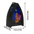 thumbnail image 2 of Witch Skeleton Pumpkin Led Wind Light For Halloween Decor Portable Lantern Candle Lamp, 2 of 12