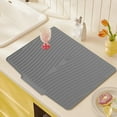 thumbnail image 2 of 2025 Silicone Dish Drying Mat for Kitchen Counter, Extra Large Dish Drying Pad, Built in Drain Kitchen Drying Mat, Heat & Water Resistant Silicone Dish Drying Mats, 2 of 7