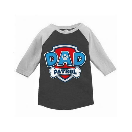 

Paw Patrol Dad Raglan Long Sleeve Tshirt - 3T 4T 5T Age - Paw Patrol Toddler for Girls for Boys