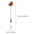 thumbnail image 2 of EeaseCA 4 Pcs Outils de Table Créatifs en Forme de Fruit Fourchette Cuillère en Acier Inoxydable, 2 of 7