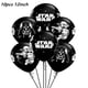 thumbnail image 3 of 1 juego de globos de látex blanco y negro de Star Wars de 32 pulgadas con números, temática de piratas, decoración para fiestas de cumpleaños, suministros para niños, globos, 3 of 5